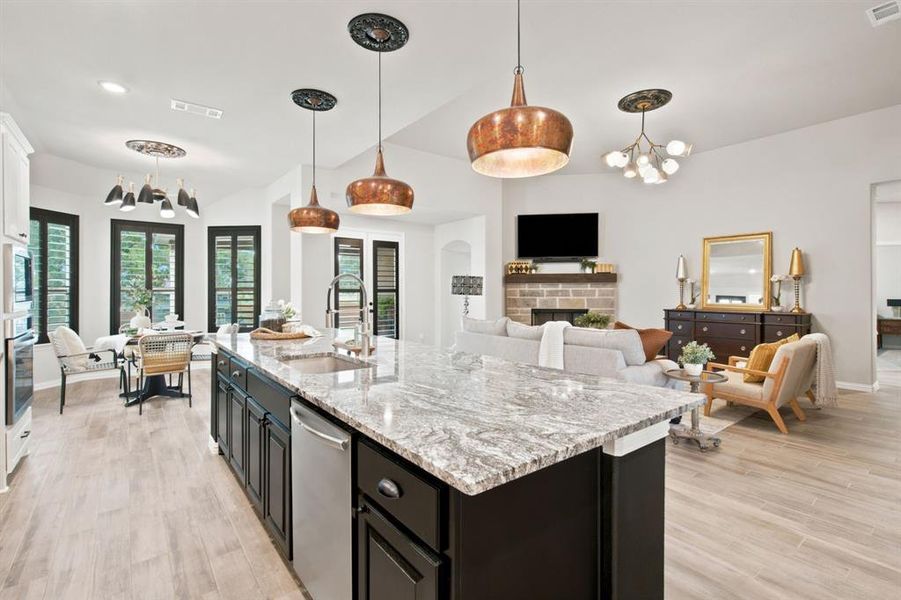 Furnished interior view inside a new home in Covenant Springs, Springtown (Image 25).