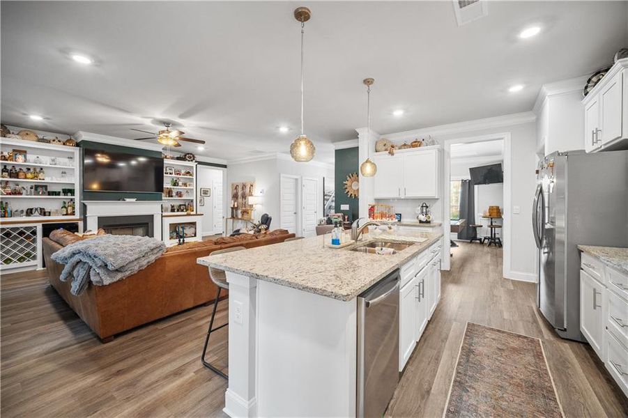 Furnished interior view inside a new home in Holiday Pines, Buford (Image 28).