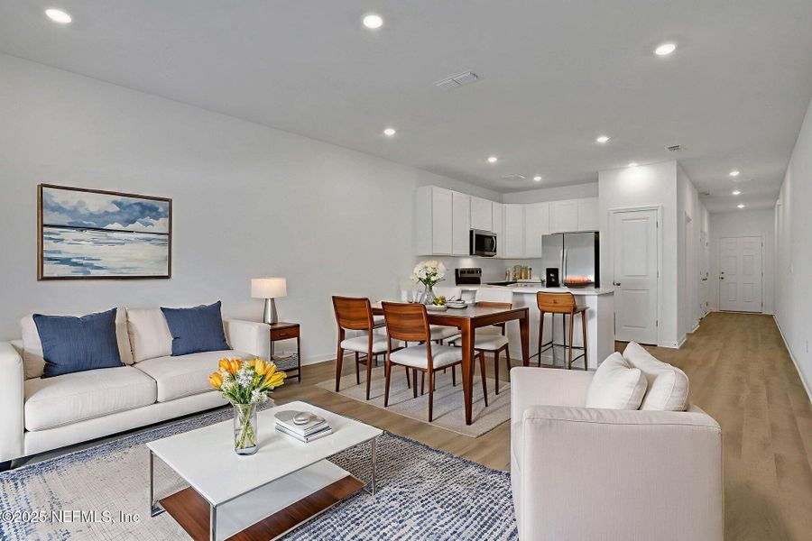 Furnished interior view inside a new home in , Jacksonville (Image 5).