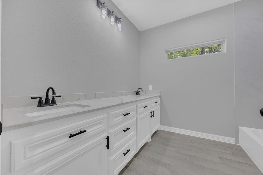 Furnished interior view inside a new home in , New Waverly (Image 7). Furnished interior view inside a new home in , New Waverly (Image 7).