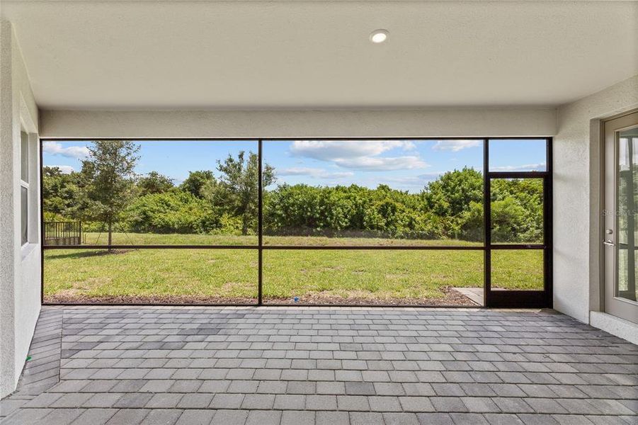Exterior details and patio area of a home in Calusa Country Club, Lakewood Ranch (Image 18). Exterior details and patio area of a home in Calusa Country Club, Lakewood Ranch (Image 18).