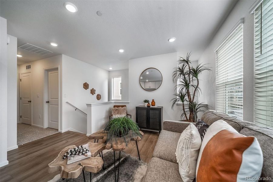 Furnished interior view inside a new home in Reunion, Commerce City (Image 7).