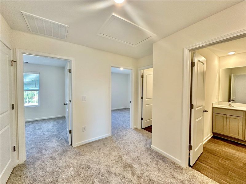 Spacious, unfurnished interior of a new home in Champions Village at Cherry Hill, Pendleton (Image 23).