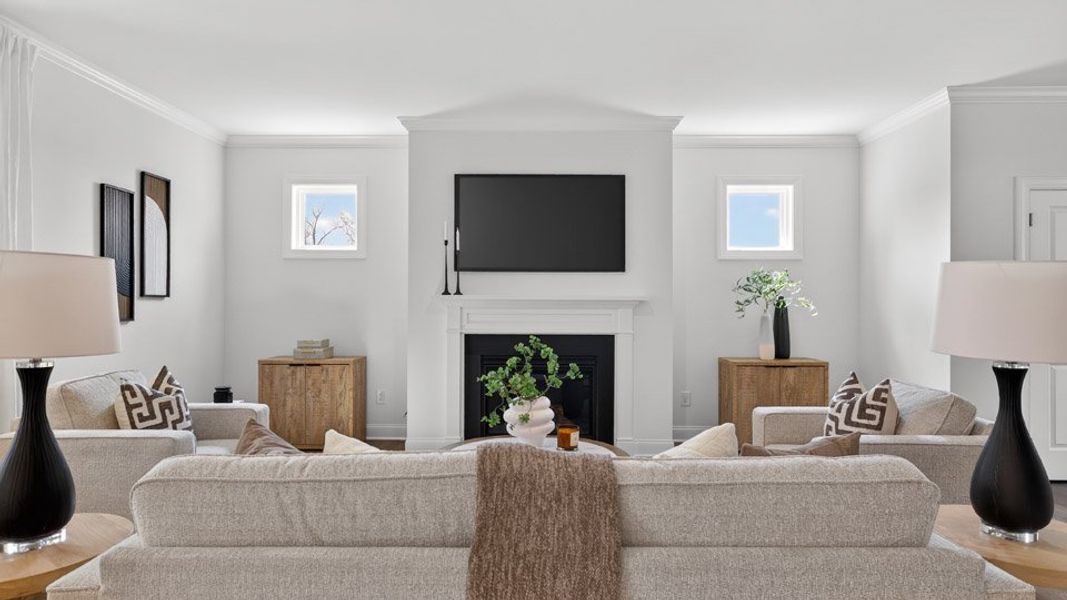 Representative furnished interior of a home built from the Bennett by D.R. Horton in The Manors at Winston Pointe, Clayton (Image 12).