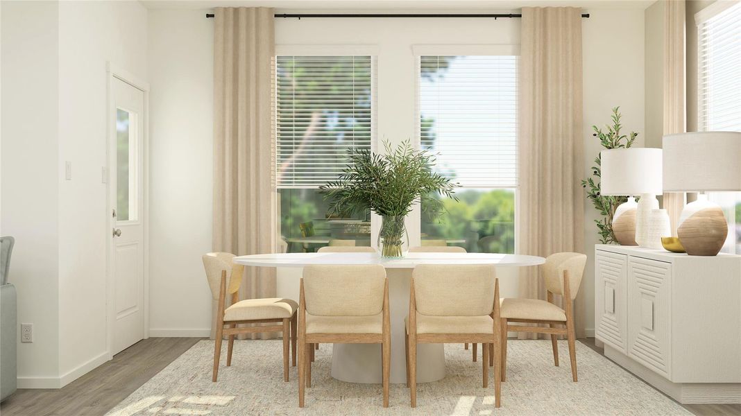 Furnished interior view inside a new home in Elm Creek, Elgin (Image 11).