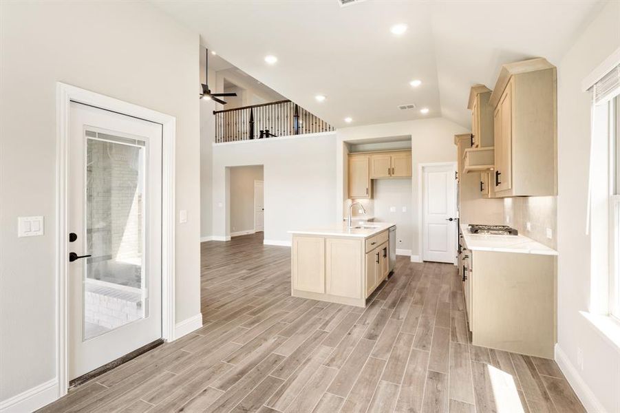 Furnished interior view inside a new home in Devonshire Classic 50-55, Forney (Image 13). Furnished interior view inside a new home in Devonshire Classic 50-55, Forney (Image 13).