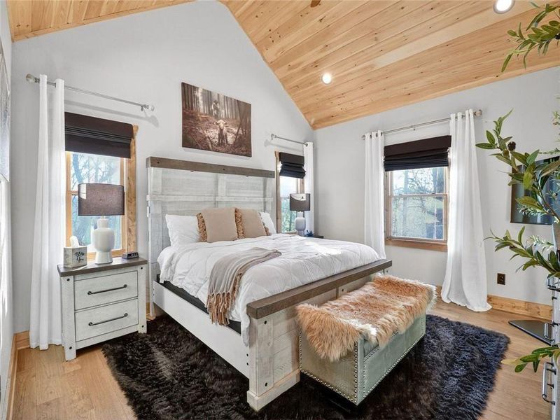 Furnished interior view inside a new home in , Ellijay (Image 19).