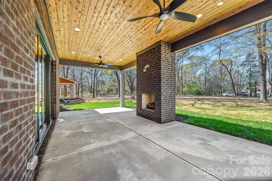 Outdoor gas fireplace Outdoor gas fireplace