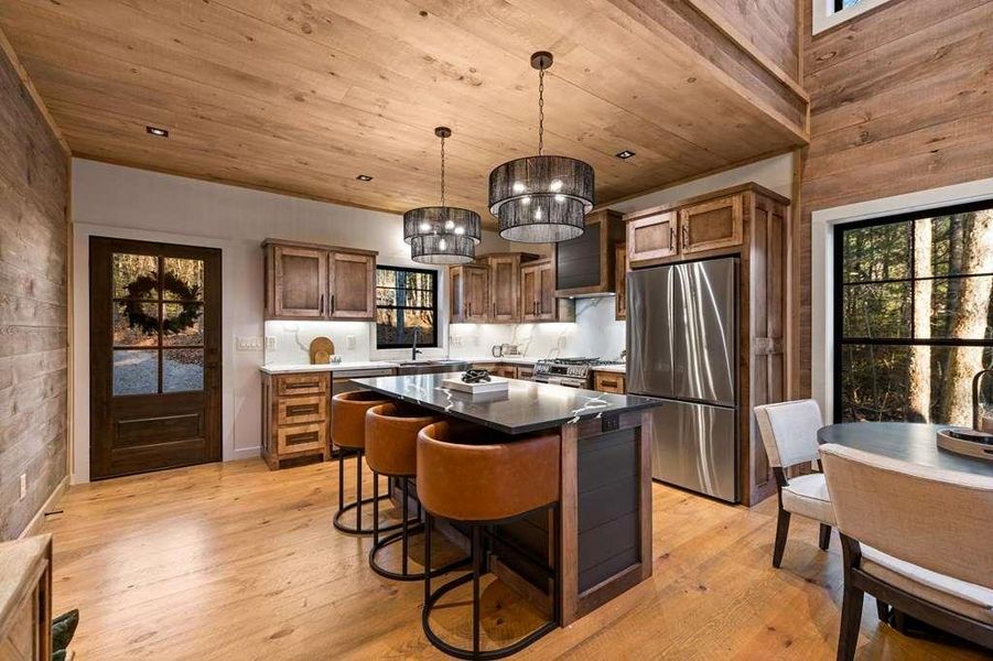 Furnished interior view inside a new home in , Blue Ridge (Image 8).