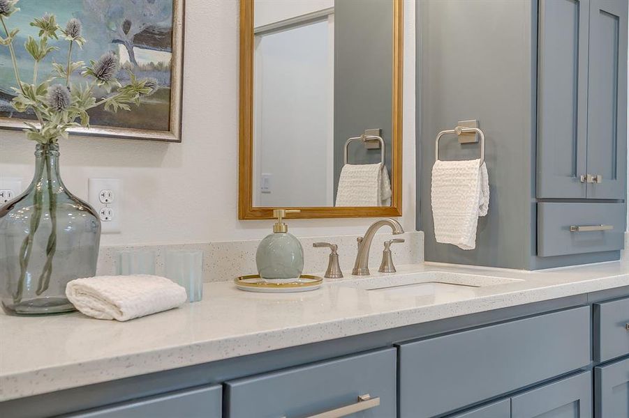 Close-up of interior finishes inside a home in , Granbury (Image 21).