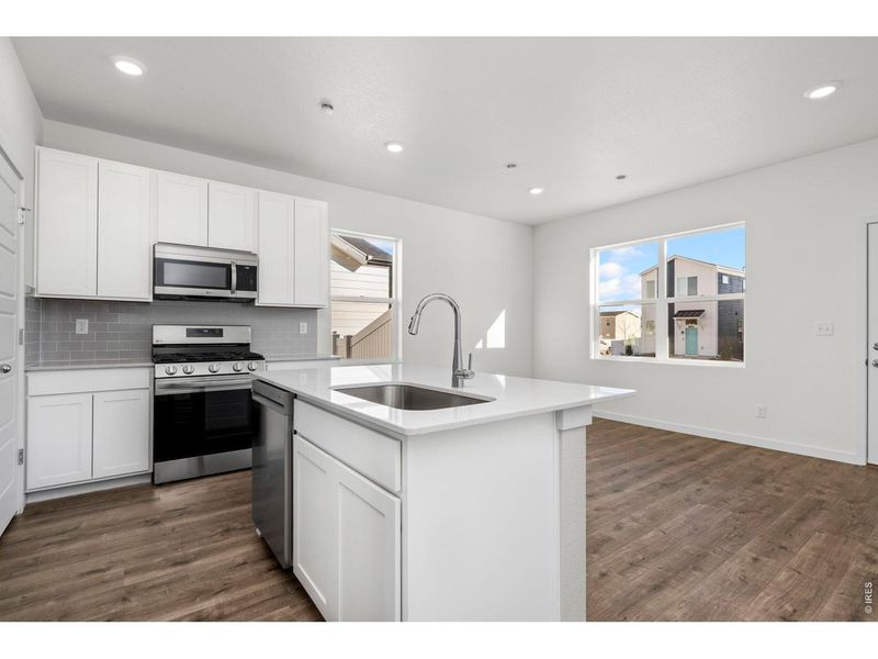 Furnished interior view inside a new home in Liberty Draw, Evans (Image 8).