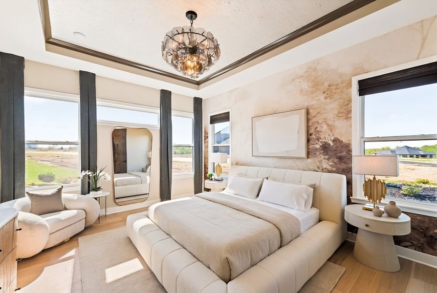 Furnished interior view inside a new home in Hidden Fields, Hoschton (Image 20).