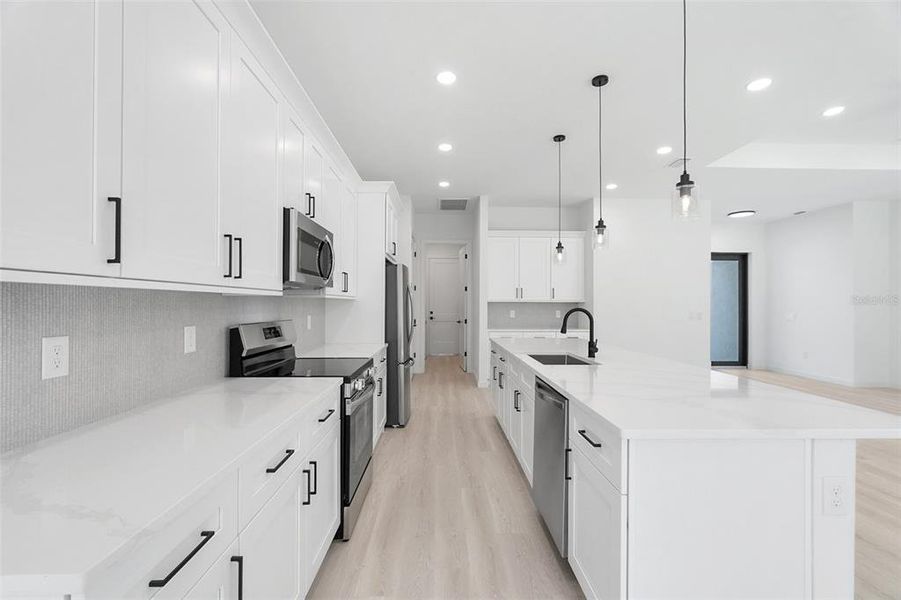 Furnished interior view inside a new home in , North Port (Image 8).