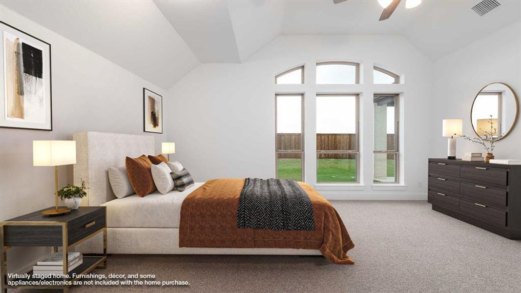 Furnished interior view inside a new home in Myrtle Creek 60', Waxahachie (Image 6).