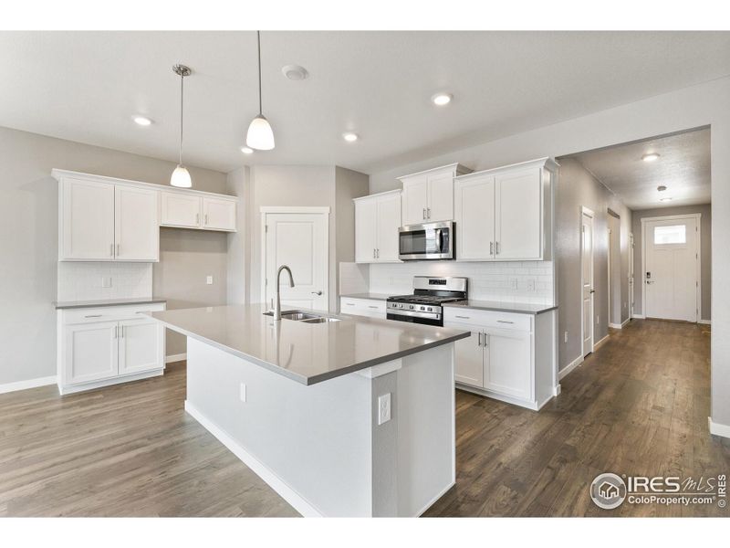 Furnished interior view inside a new home in Tailholt, Severance (Image 9).