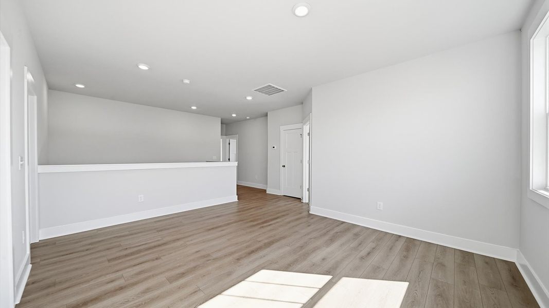 Furnished interior view inside a new home in Kayfield at Midway, Anderson (Image 24). Furnished interior view inside a new home in Kayfield at Midway, Anderson (Image 24).