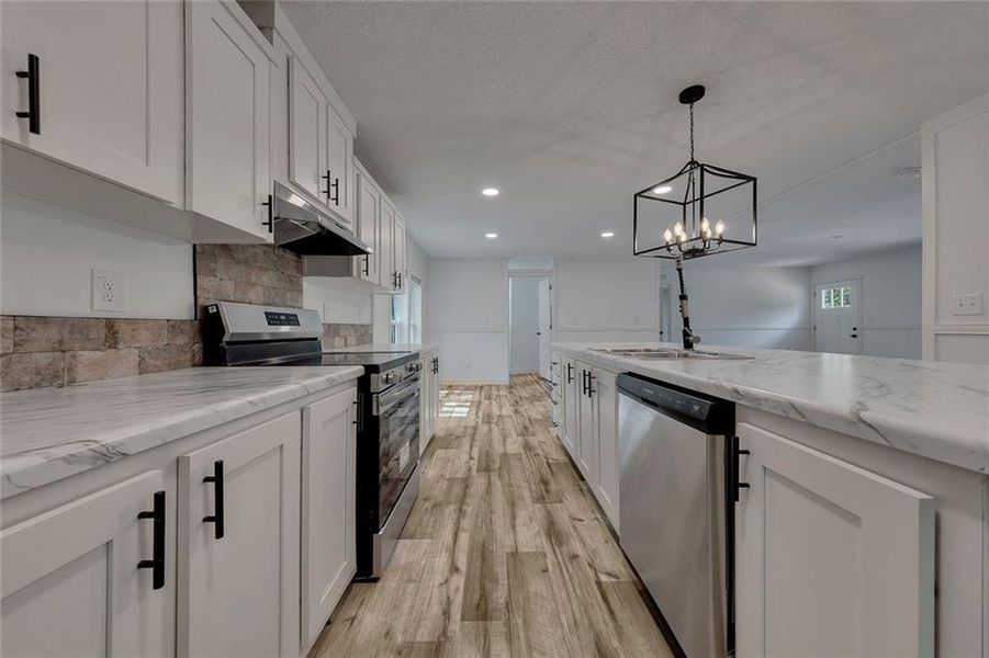 Furnished interior view inside a new home in , Maysville (Image 10).