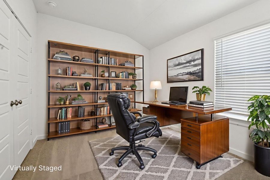 Furnished interior view inside a new home in Pine Lake Cove - Traditional Series, Montgomery (Image 10).
