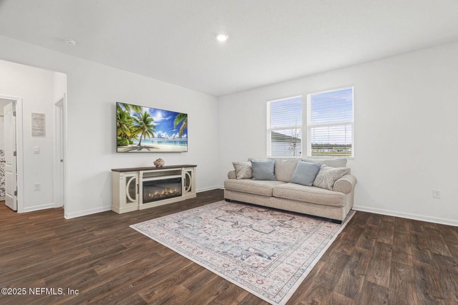 Furnished interior view inside a new home in Entrada, St. Augustine (Image 15).