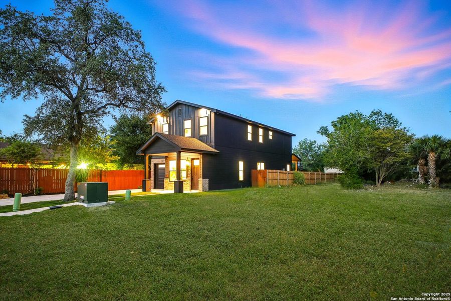 Front exterior of a new home in , San Antonio, TX, highlighting curb appeal (Image 21).