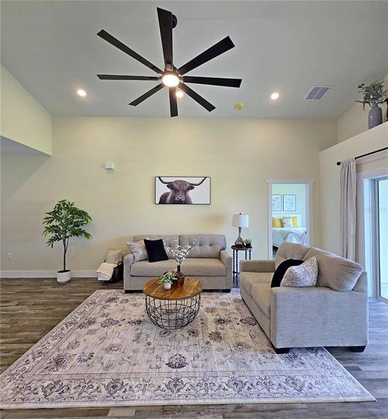 Furnished interior view inside a new home in , Sebring (Image 5). Furnished interior view inside a new home in , Sebring (Image 5).