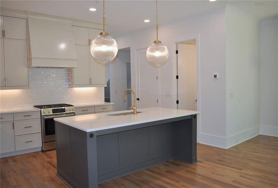 Furnished interior view inside a new home in The Carlyle, Marietta (Image 28).