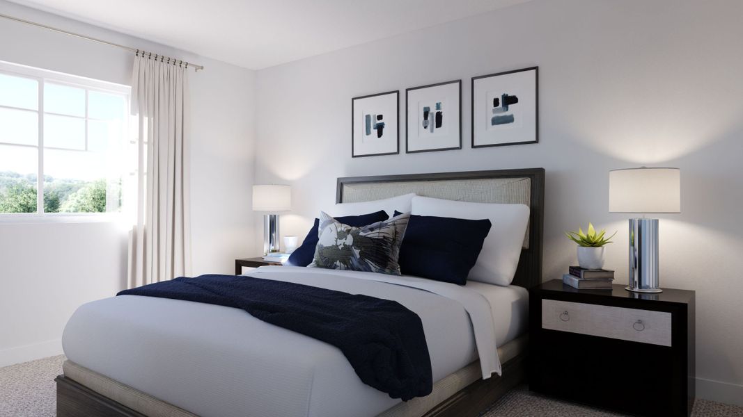 Representative furnished interior of a home built from the 3507 by Tri Pointe Homes in Sterling Ranch, Littleton (Image 8).