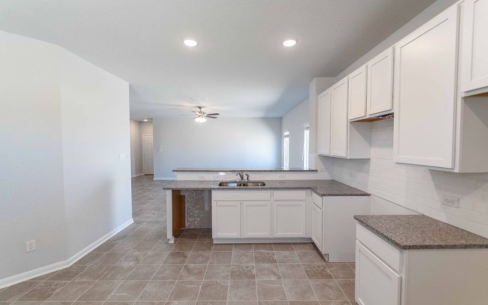 Furnished interior view inside a new home in Mesa Vista, Von Ormy (Image 4).