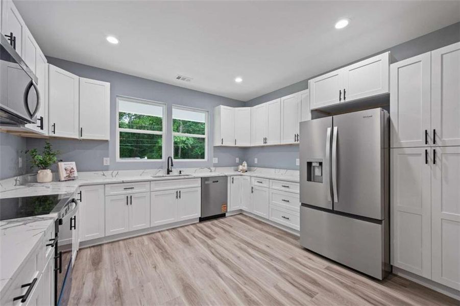 Furnished interior view inside a new home in , Commerce (Image 15).