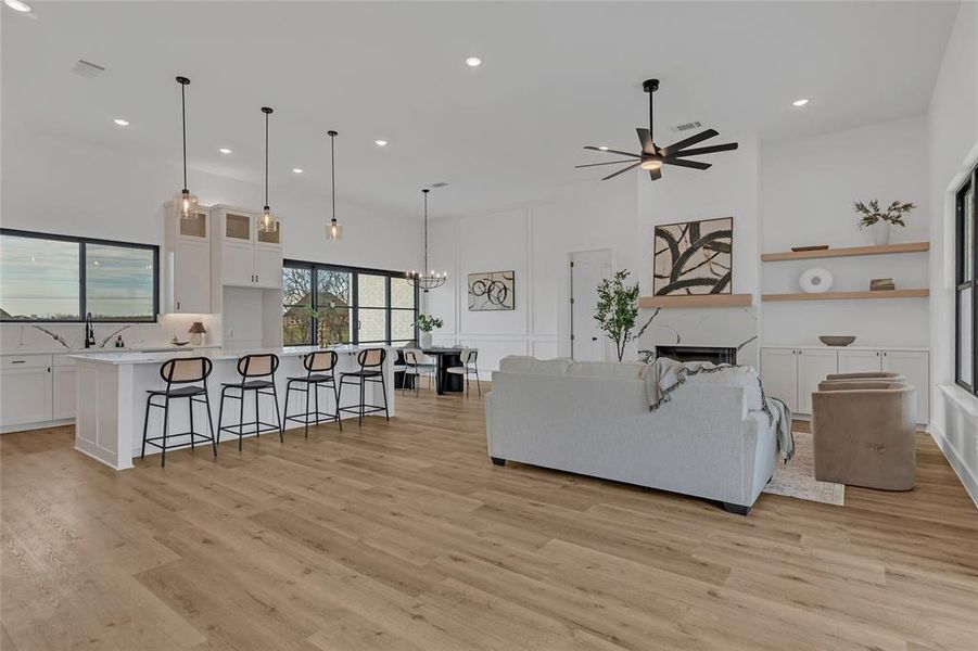 Furnished interior view inside a new home in , Joshua (Image 19).