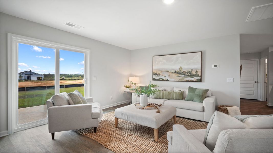 Furnished interior view inside a new home in Holly Oaks, Statesboro (Image 17).