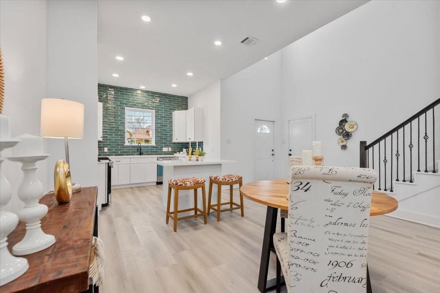 Furnished interior view inside a new home in , Houston (Image 10).