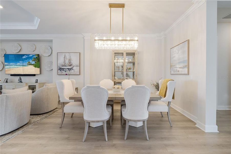 Furnished interior view inside a new home in , Fort Myers (Image 28).