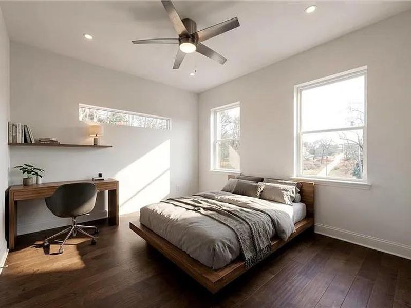 Furnished interior view inside a new home in , Buford (Image 18).