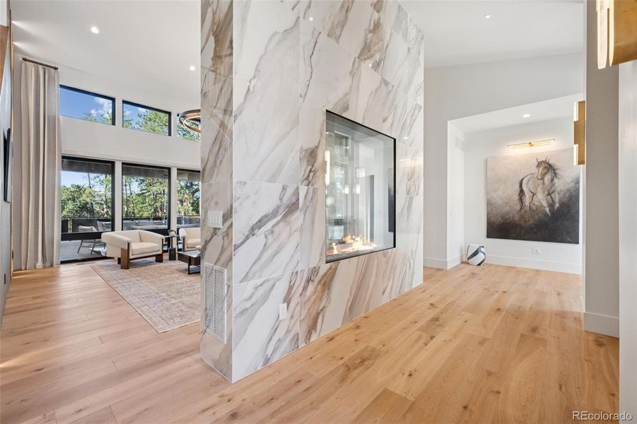 Furnished interior view inside a new home in , Monument (Image 5).