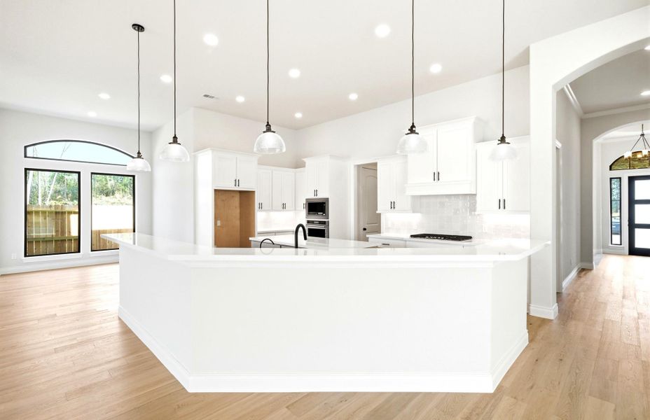 Furnished interior view inside a new home in The Highlands 55′, Porter (Image 17).