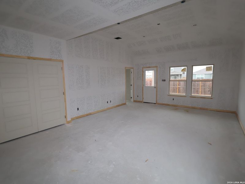 In-progress construction of a new home in Park Place, New Braunfels, TX (Image 35).