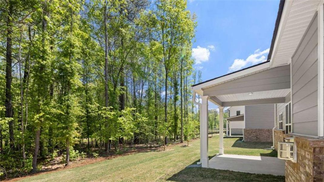 Exterior details and patio area of a home in Wildwood, Covington (Image 20).