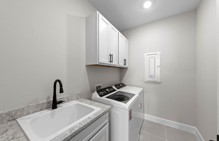 Furnished interior view inside a new home in Shores at Stillwater, Englewood (Image 13).
