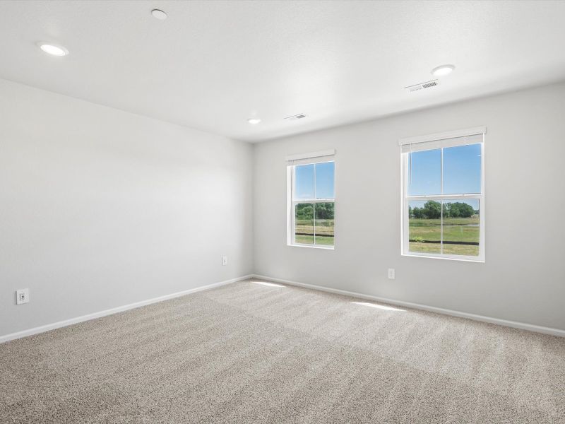 Spacious, unfurnished interior of a new home in Poudre Heights: The Meadow Collection, Windsor (Image 12).