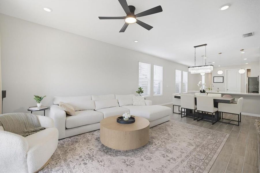 Furnished interior view inside a new home in , Bradenton (Image 4). Furnished interior view inside a new home in , Bradenton (Image 4).