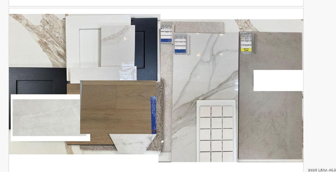 Sample of building materials used in homes in The Ranches at Creekside, Boerne (Image 39).