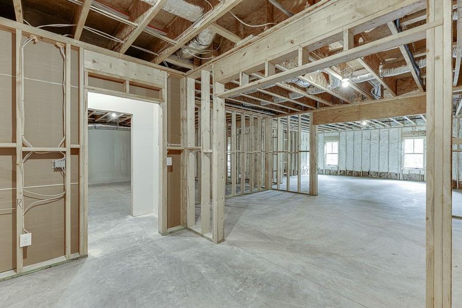 In-progress construction of a new home in , Cumming, GA (Image 41).