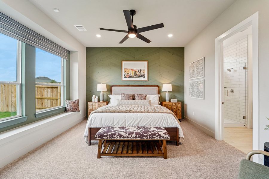 Furnished interior view inside a new home in Wildrye, Waller (Image 11).