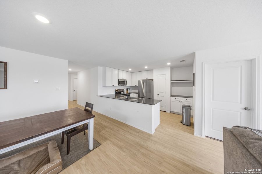 Furnished interior view inside a new home in Guadalupe Heights: Watermill Collection, Seguin (Image 12). Furnished interior view inside a new home in Guadalupe Heights: Watermill Collection, Seguin (Image 12).