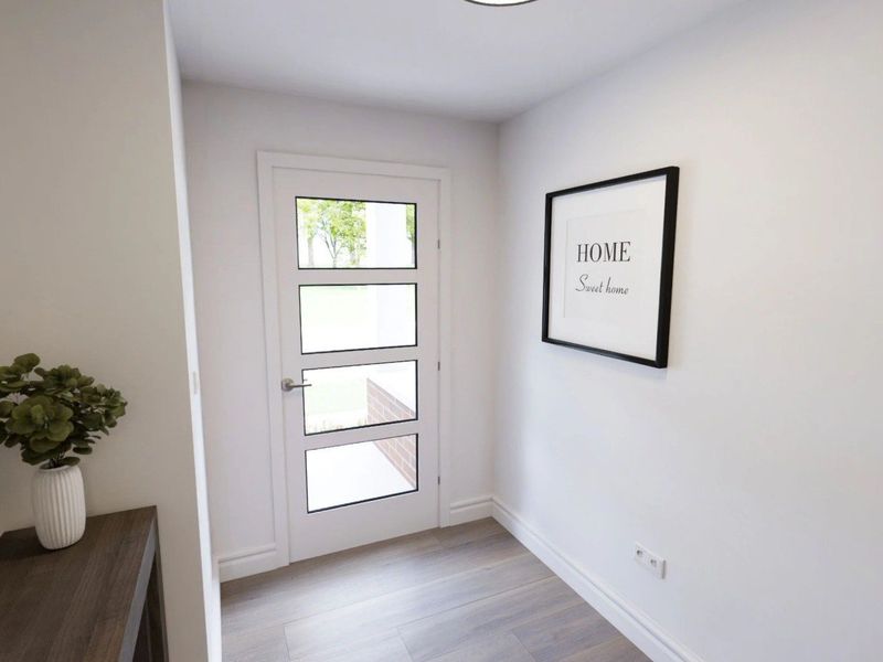 Spacious, unfurnished interior of a new home in Faris Park, Greenville (Image 16). Spacious, unfurnished interior of a new home in Faris Park, Greenville (Image 16).