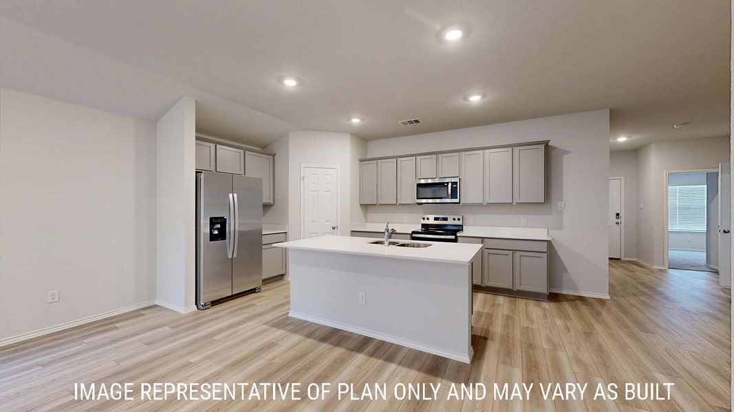 Furnished interior view inside a new home in Turnbo Ranch, Killeen (Image 4).