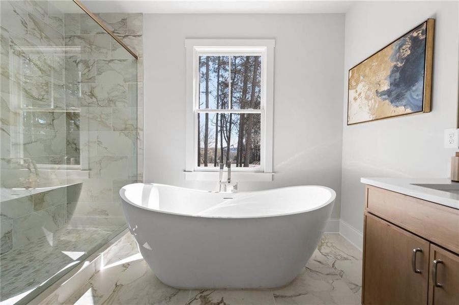 Furnished interior view inside a new home in , Cumming (Image 8).