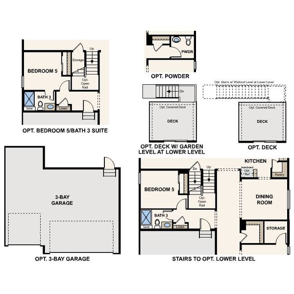 2D floor plan layout of this home in Red Barn Meadows, Mead, CO (Image 3).