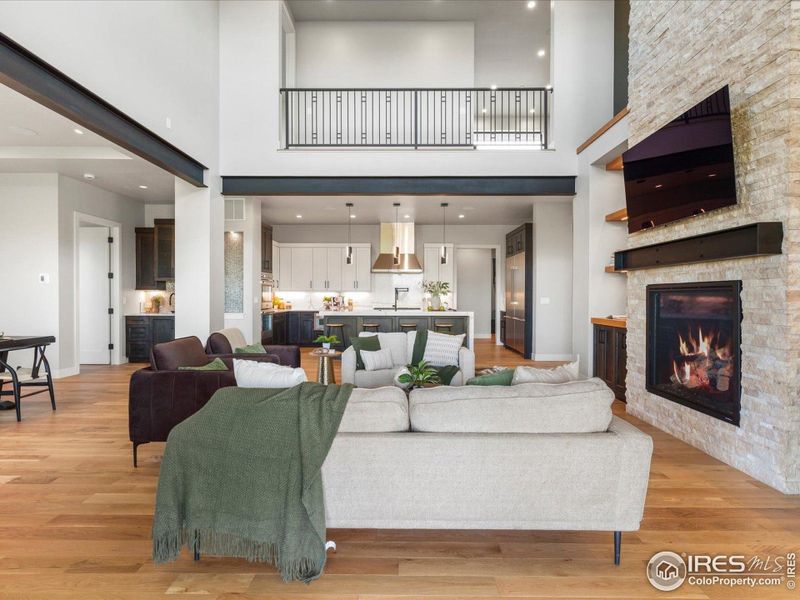 Furnished interior view inside a new home in Harmony, Timnath (Image 37). Furnished interior view inside a new home in Harmony, Timnath (Image 37).